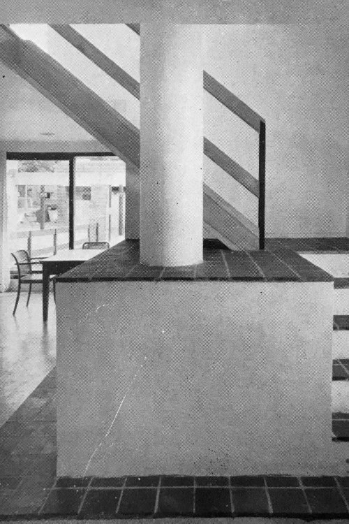 Historic photograph of Vanbrugh Park Estate by Chamberlin, Powell & Bon, 1960s modernist housing in Blackheath